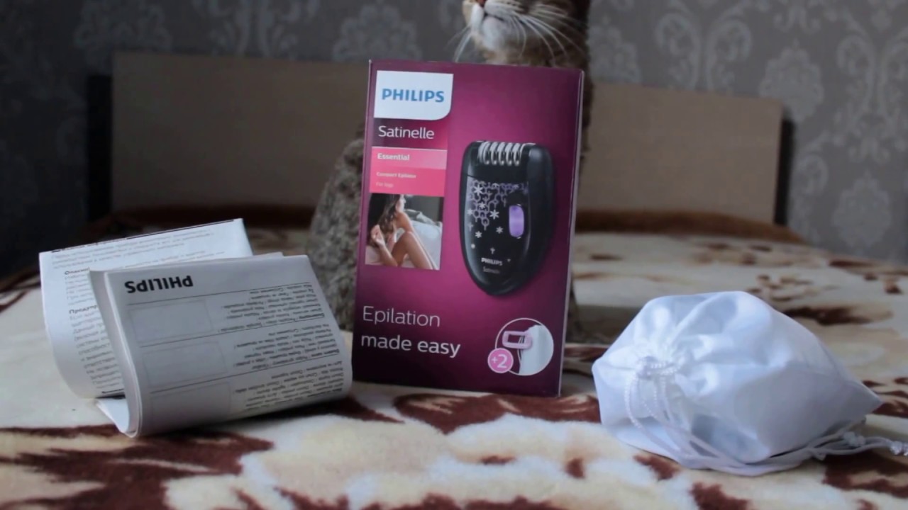 Эпилятор Philips HP6422/01, черный