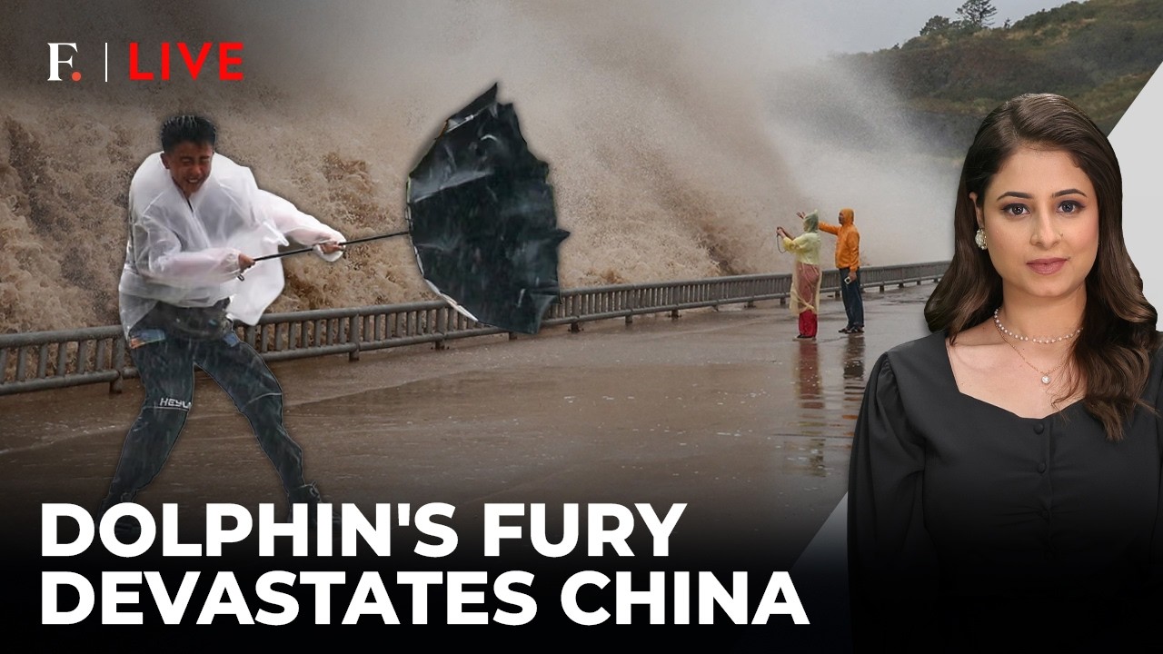 Typhoon Dolphin Hits China: Over 1 Million Evacuated, Flights Cancelled | Firstpost Live