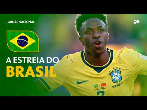 BRASIL 1 X 1 MARROCOS | A ESTREIA DO BRASIL NUMA COPA NUNCA É COMUM | Jornal Nacional | ge.globo