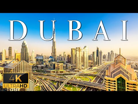 FLYING OVER DUBAI (4K UHD) - Calming Music With Stunning Natural Landscape Videos - Luxury Playlist