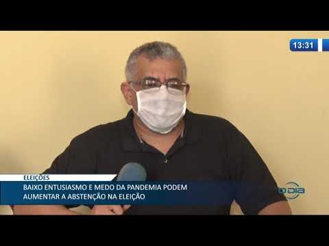 Impactos sociais da pandemia e baixo entusiasmo podem estimular abstenções eleitorais 26 10 2020
