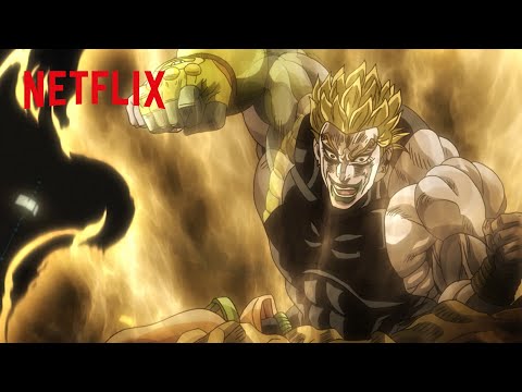 Steam Roller Attack! | JoJo's Bizarre Adventure Stardust Crusaders | Clip | Netflix Anime