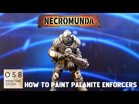 How to Paint NECROMUNDA Palanite Enforcers