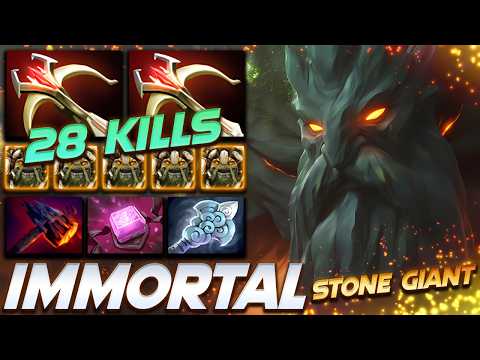 Tiny Immortal Stone Giant - Dota 2 Pro Gameplay [Watch & Learn]