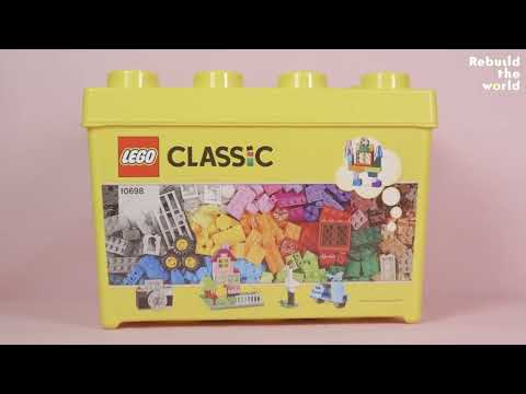 LEGO® Classic didelė kaladėlių dėžė (10698) video