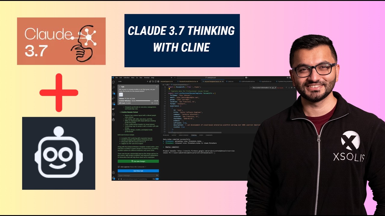 Ultimate No-Code Development : Claude Sonnet 3.7 Thinking