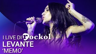 Levante, i live di Rockol: &quot;Memo&quot;