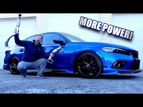 RV6 Downpipe & Function Werk Front Pipe Installed on my 11th Gen 2022 Honda Civic!
