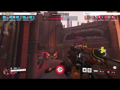 Pushing payload with Genji while Funnyastro smurf 2v5 the d... by DJANGO — Overwatch 2 Replay 5R3MQE