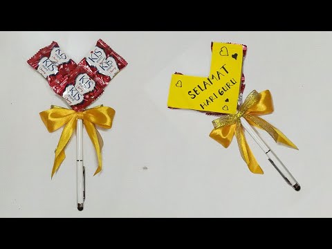 DIY | Candy Love Pens Simple Gifts For Teacher's Day Unique And Inexpensive