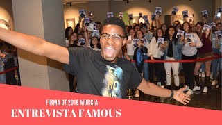 Entrevista a Famous: ¿Cómo recibió su papel de Dios en 'La Llamada'? | FIRMA OT 2018 MURCIA