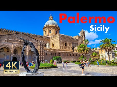 Palermo Sicily Italy 🇮🇹 4K Walking Tour 2022