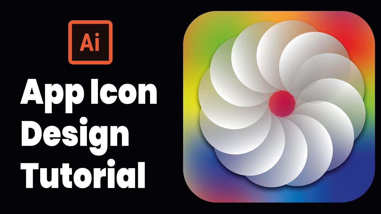 App icon design in Adobe Illustrator. How to design a iOS icon