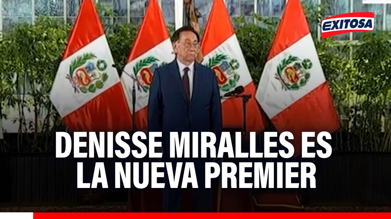 🔴🔵 Miralles es la nueva presidenta del Consejo de Ministros del gobierno de José María Balcázar