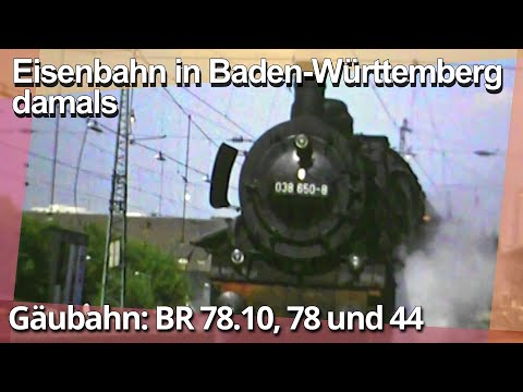 1971 Dampf auf der Gäubahn