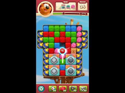 Toon Blast Level 8423 - NO BOOSTERS 🐻🐺🐱 | SKILLGAMING ✔️