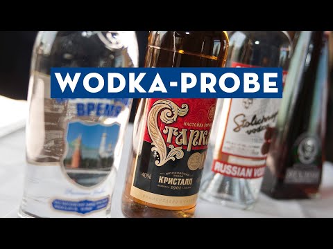 Wodka Probe  - Sonderzugreise Zarengold | Vodka Tasting on the Tsar's Gold
