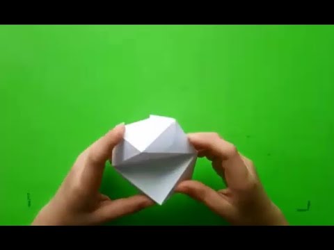 Easy Origami Magic Transforming Flexahedron  - Origami