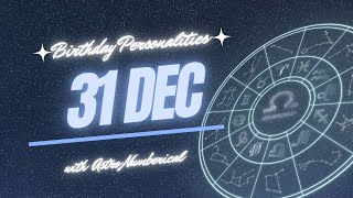 31 December Zodiac Horoscope: Birthday Personality & Traits Revealed