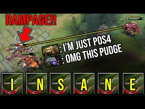 OMG THAT'S THE HOOK FOR RAMPAGE!!! - THIS POS4 PUDGE IS A MONSTER!!