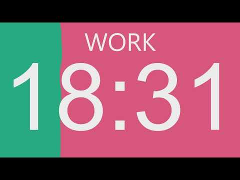 Pomodoro Study Technique 8 x 25 min Timer (Focused Study Timer)
