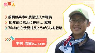 KBS京都テレビ『夢追人』京都編（2026年８月放送）伏見甘長とうがらし、西上真帆リポーター
