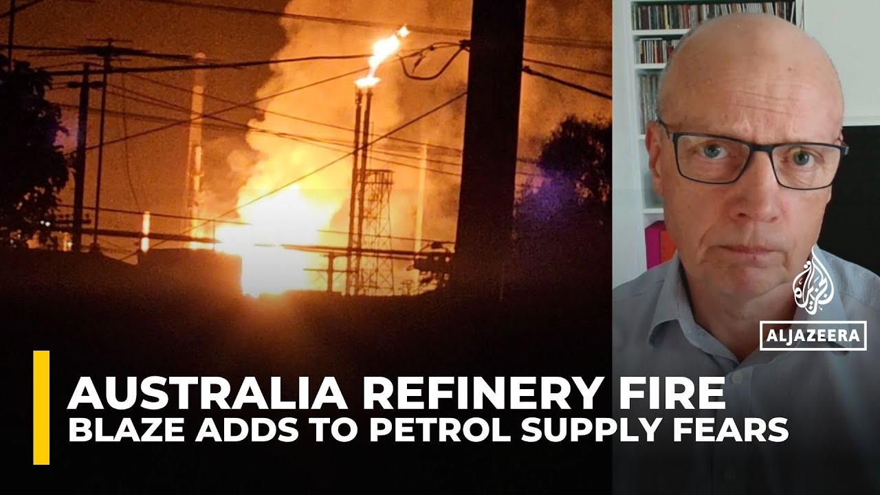Powerful explosions rocked one of only two working oil refineries in Australia