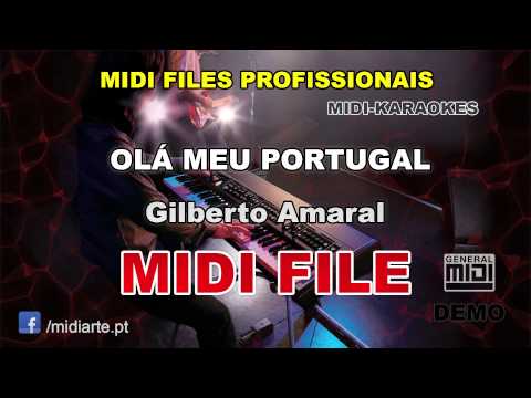 ♬ Midi file  - OLÁ MEU PORTUGAL - Gilberto Amaral