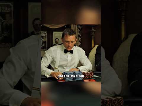 James Bond Wins the Biggest Poker Hand Ever | Casino Royale #casino #casinoroyale #jamesbond