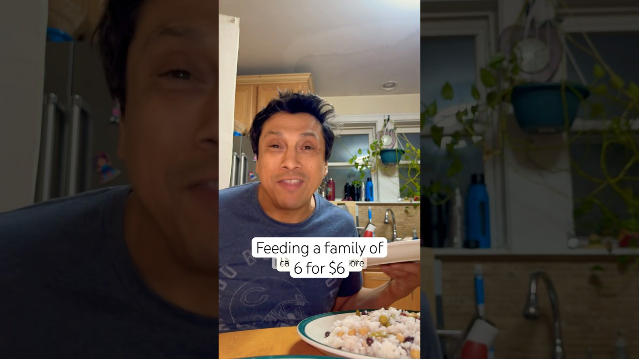 Feeding a family of 6 for $6 #BudgetFriendly #budgetmeals #cheapeats