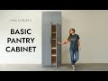 How To Build A Simple Pantry Cabinet With Pull Out Shelves
