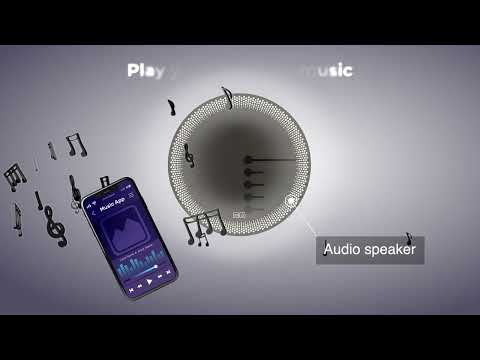 80CM Round Smart LED Bathroom Mirror with 3 Color Adjustable Backlight & Defogging Feature