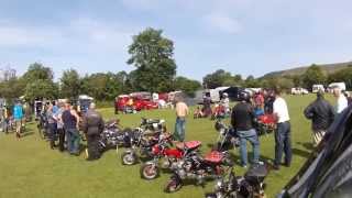 preview picture of video 'Monkey Bikes at Hardhurst Farm Camp Site near Hope in the Peak District'