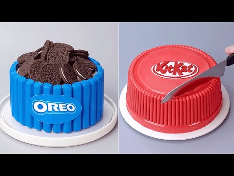 Ultimate KITKAT & OREO Chocolate Mixed Cake |  DIY Chocolate CAKE TRICK | Cake Decorating Ideas