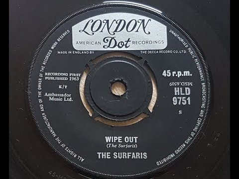 The Surfaris 'Wipe Out'  1963 45 rpm