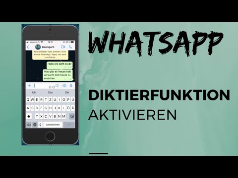Activate WhatsApp dictation function