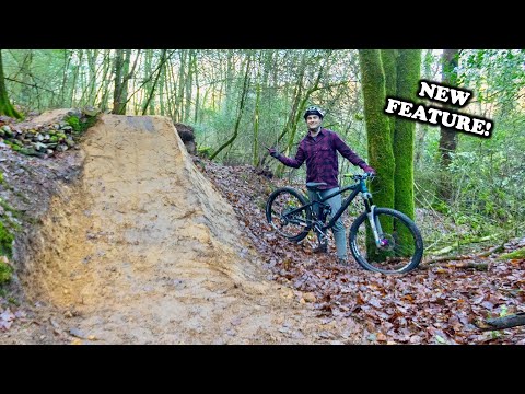 We Build and Ride a New Trick Jump Feature on the Canyon Downhill Track!