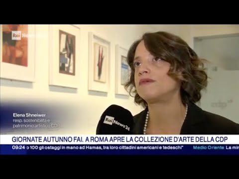 Rai News 24, l'apertura al pubblico delle collezioni del Gruppo CDP in occasione delle #GiornateFAI