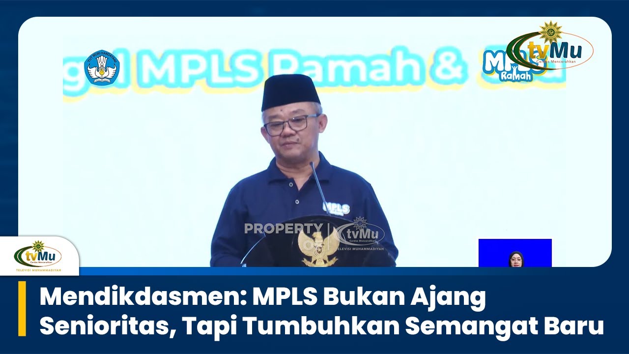 Mendikdasmen: MPLS Bukanlah Ajang Perpeloncoan Senioritas