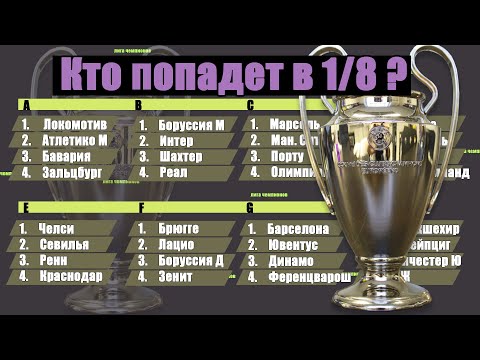 Лига Чемпионов. Какие шансы на выход из группы?