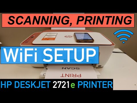 Thumbnail for HP DeskJet 2721e WiFi Setup, Wireless Scanning & Printing Review