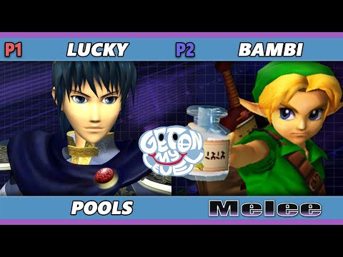 GOML 2022 - Lucky (Fox, Marth) Vs. Bambi (Falco, Young Link) SSBM Melee Tournament