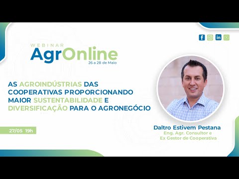 , title : 'Webinar -  As agroindústrias das cooperativas proporcionando maior sustentabilidade...