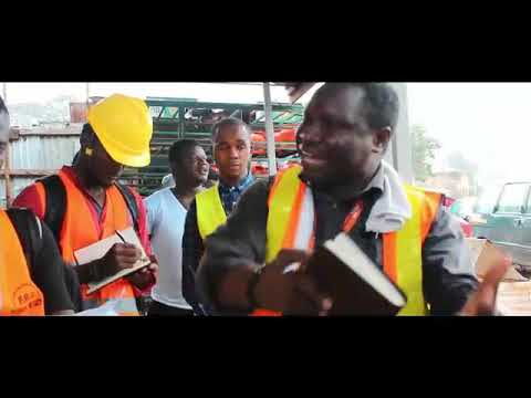 Sierra Leone Institute of Geo-Scientist landslide investigation at Regent (Mortomeh community)