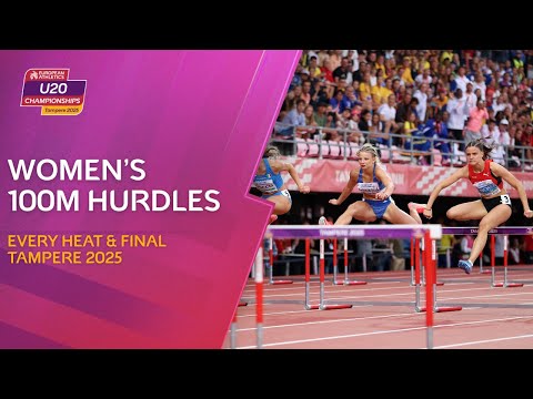Swiss GOLD 🇨🇭⚡ | Women’s 100m Hurdles | EVERY Heat & Final | European U20 Championships Tampere 2025