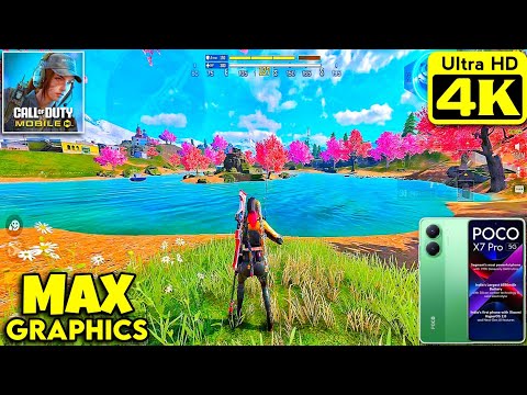 POCO X7 PRO 🔥 CALL OF DUTY MOBILE MAX GRAPHICS GAMEPLAY TEST + Graphics Settings