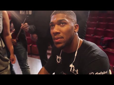 ANTHONY JOSHUA TALKS ABOUT HOW HE'S ADAPTED TO THE CHANGE OF HIS OPPONENT