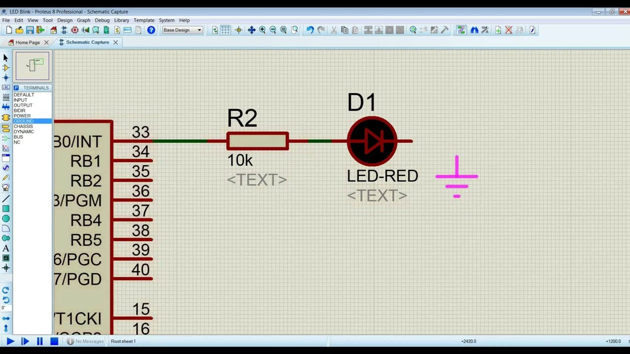 1# Blinking LED using PIC Microcontroller – MikroC