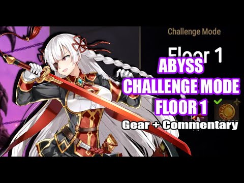 [Epic Seven[ Abyss Challenge Mode - Floor 1 (Gear + Commentary)