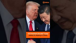 US President Donald Trump meets Xi Jinping in China